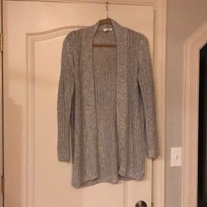 Long grey Gap cardigan, M